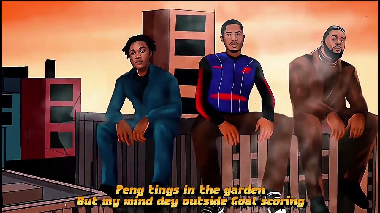 Savannah Sonics - More Problem [Lyrics Visualizer] ft Gingsen, Kwesi Arthur & Ntelabi 