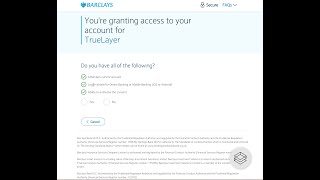 Data API - Open Banking Flow - Desktop - Barclays
