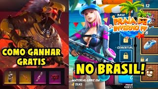 COMO GANHAR A SKIN FOGO FAMINTO GRATIS, EVENTO DE VERÃO NO BRASIL, E NOVA RECARGA