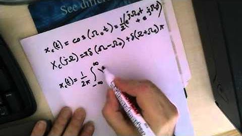 CT Fourier Transform of a sinusoid