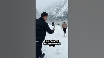 The coldest transition ❄️🌊 With @insta360 ‘s new AI - Powered mobile gimbal. #insta360flow  ad
