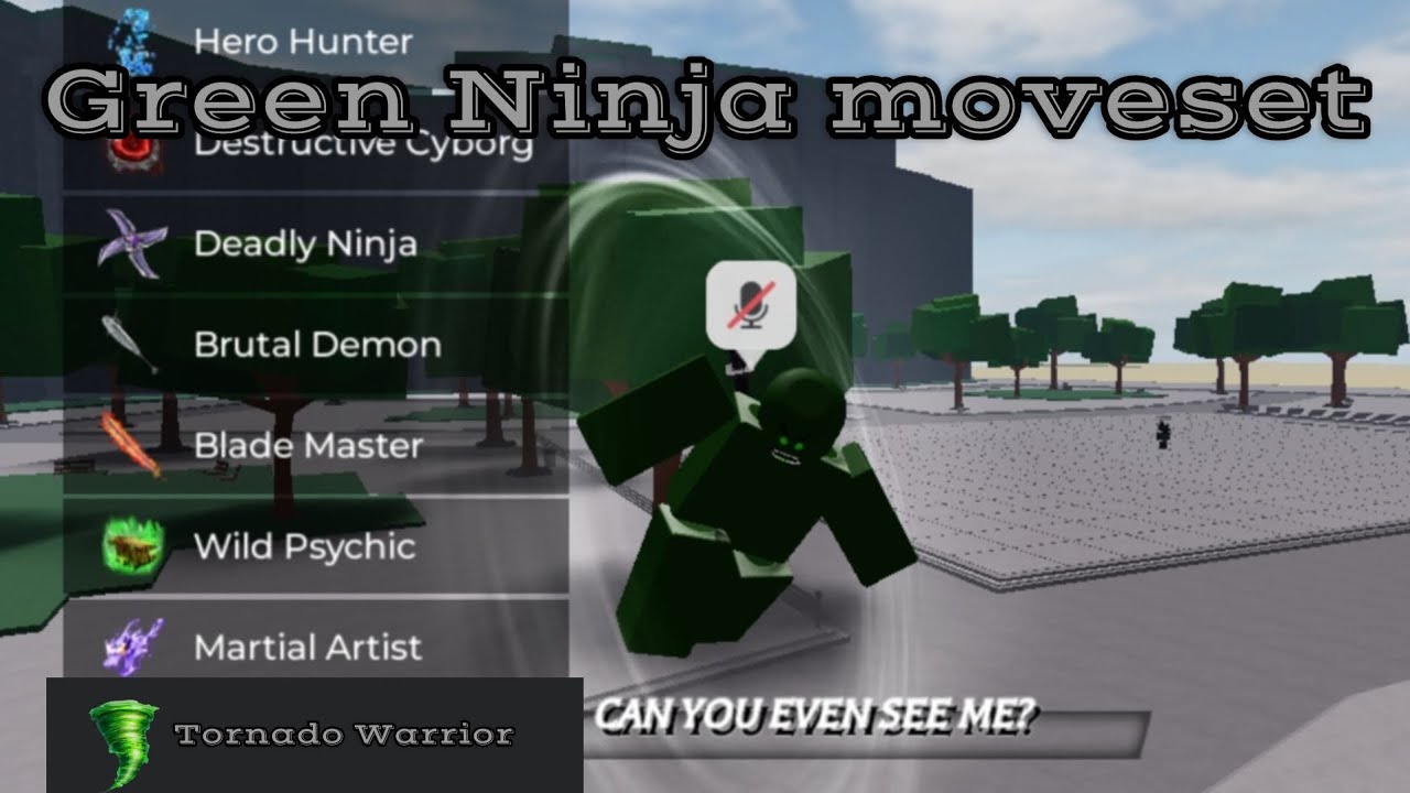 Green Move Set Green Ninja moveset @Green_king - YouTube