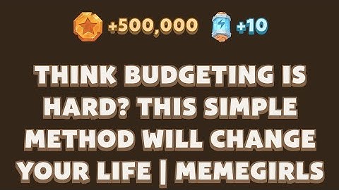 Think Budgeting Is Hard? This Simple Method Will Change Life | MemeGirls | Memefi Youtube Video Code