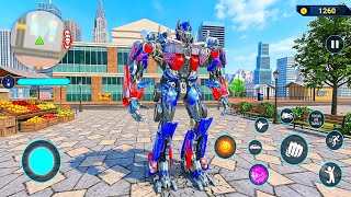 Optimus Multiple Transformation Jet Robot Car Game 2026 Part 3 - Android Gameplay FHD screenshot 5