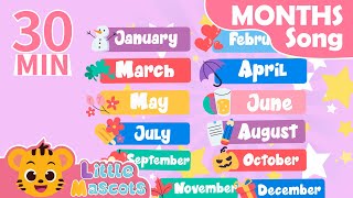 Months Of The Year + Colors Of The Rainbow + more Little Mascots Nursery Rhymes & Kids Songs