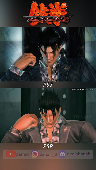 Boss Jin Kazama – Tekken 6 PSP vs PS3 #tekken #tekken8 #jinkazama #shorts #tekken6