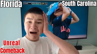 Florida Fan Reacts to loss vs. South Carolina! UNREAL COMEBACK Walk Off Regional Championship LLWS 