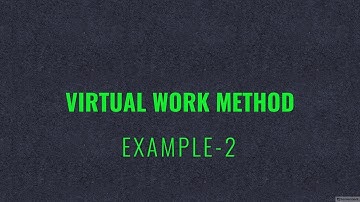 Virtual Work Method (Example 2)