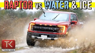 New Ford Raptor Tackles the Water and Ice - Towing, 0-60, Off-Road & More