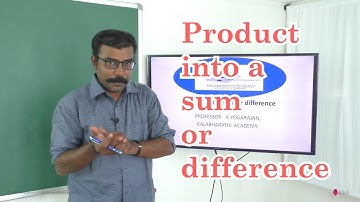 224. Maths | Trigonometry | Product into a sum or difference