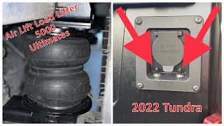 No More Squat!...Air Lift Load Lifter 5000 Ultimates, 2022 Toyota Tundra...In Depth Install