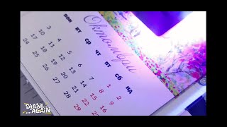 Stylish mini UV printed desk calendar! Ideal for office and personal gift 🎁 to loved ones!