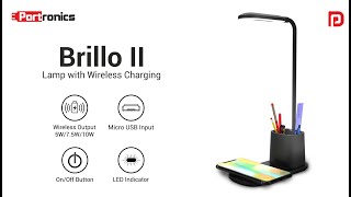 staart Overblijvend Bewolkt Brillo II LED Lamp with Wireless Charging - YouTube