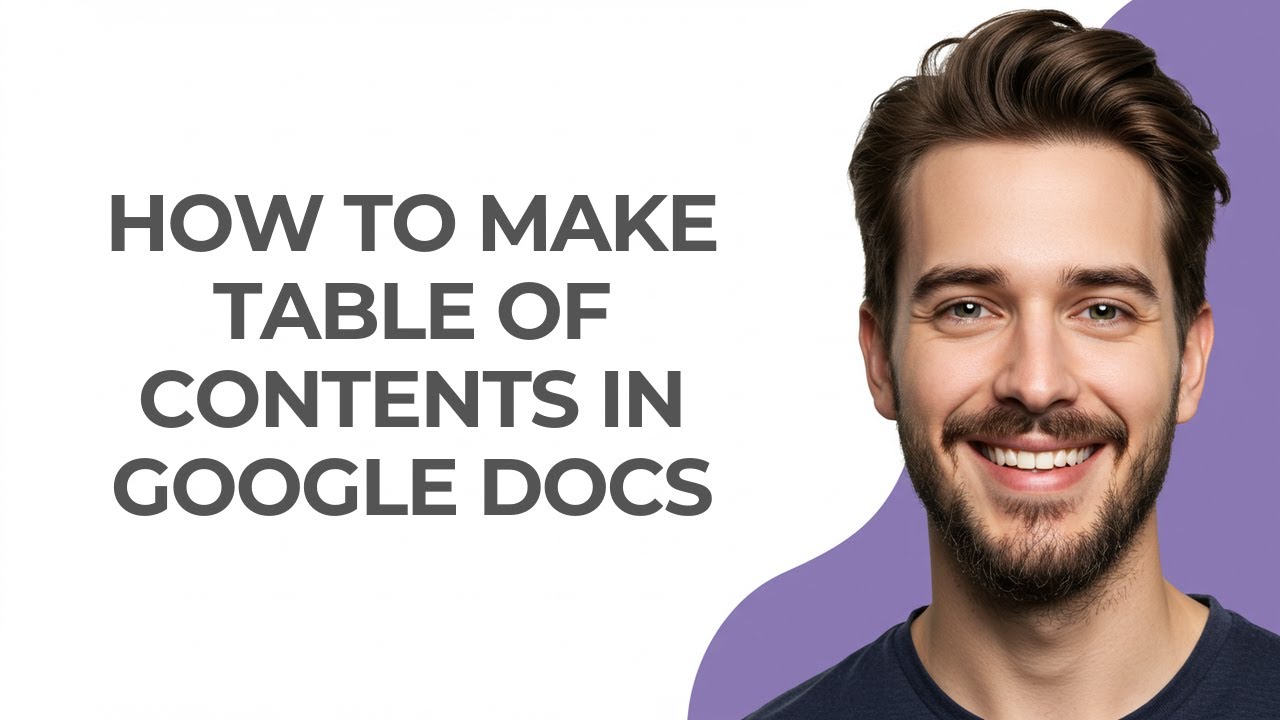 How To Make Table Of Contents In Google Docs - UPDATED! - YouTube