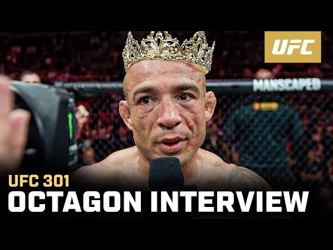 Jose Aldo Octagon Interview  UFC 301