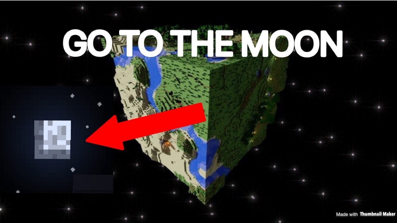 How to Go to the MOON in Minecraft! - YouTube