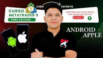 Cómo abrir una cuenta demo Y Real en MetaTrader 5 (MT5) en mi celular (Android y iPhone) - CLASE 2
