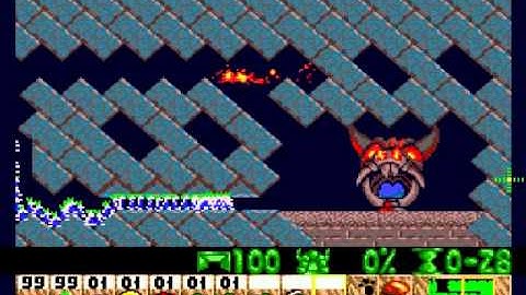 Lemmings Genesis/Mega Drive Walkthrough: Present Level 6