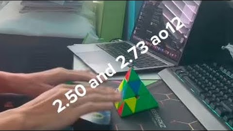 2.50 and 2.73 pyraminx averages of 12