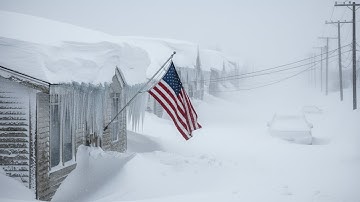 Extreme Snowstorm 2025: Heavy Snowfall Paralyzes Everything — Blizzard Footage!