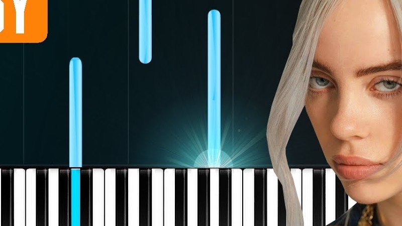 Billie Eilish - "Lovely" (With Khalid) 100% Easy Piano Tutorial