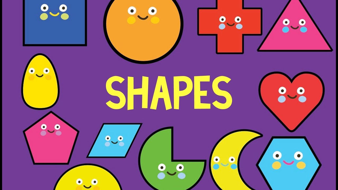 The Shapes Song | Learn Shapes | Crayons Nursery Rhymes Songs For Kids | Baby Songs