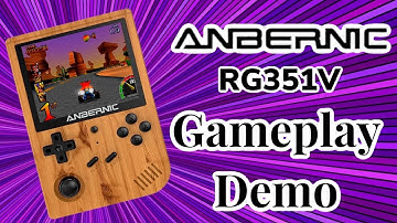 Anbernic RG351V Handheld Video Game Console Demo - The Best - RetroPie Guy Gameplay Demo