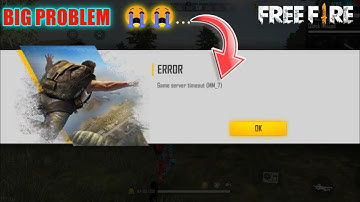 Game server timeout (MM_7) || Free Fire Big Issue 😢