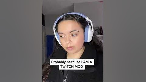 Everybody told me I look like a Twitch Mod...maybe because ✨ #shorts #twitchmod