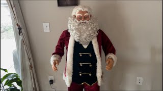 Gemmy French Life-Size Dancing Santa Claus Demo