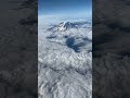 Flying over Mount Rainier  #washington #clouds #shorts