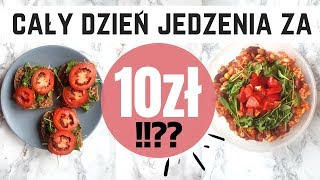 CAŁY DZIEŃ JEDZENIA ZA 10zł!! ZDROWO i TANIO | Wegański FOODBOOK #7