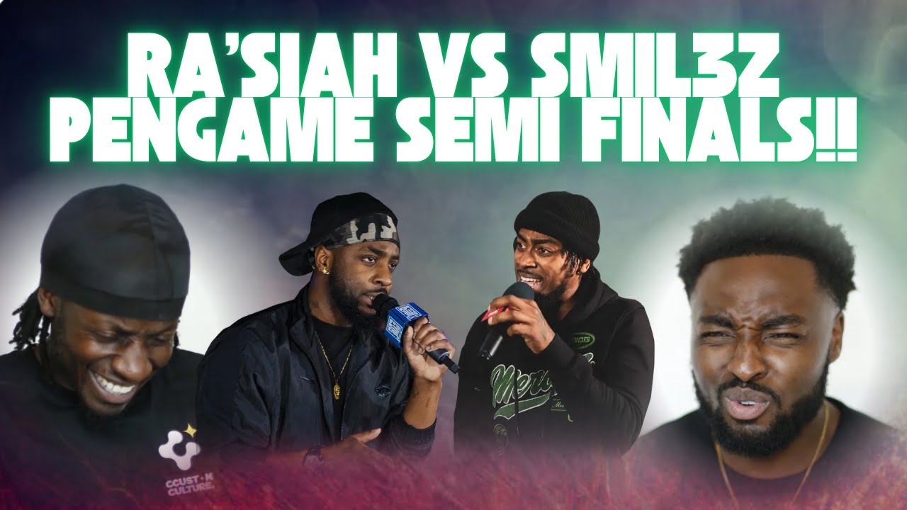 RA'SIAH VS SMIL3Z PENGAME REACTION | CCUSTOM CULTURE #pengame