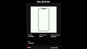 TCL 40 R 5G SmartPhone Features|#shorts
