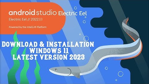 How to Download & Install Step By Step Android Studio Electric Eel least versions on Windows11[2023]