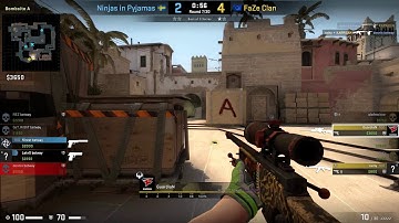 CS:GO POV Demo FaZe GuardiaN (35/14) vs NiP (de_mirage)