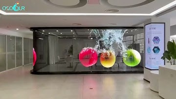 High-transparent & high-brightness transparent led foil displays