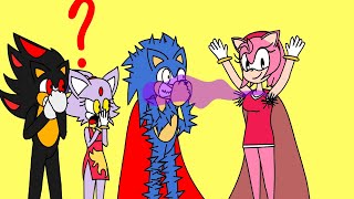 Sonic Amy Is Superhero -  New Skill Funny Cartoon Moments - Kim Jenny 100