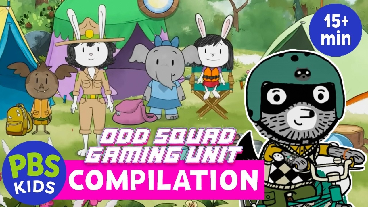Odd Squad Gaming Unit COMPILATION | Cooking, Camping, and Cool Tricks! ⛺️🛹 | PBS KIDS