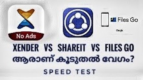 Xender vs Shareit vs File
