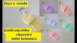 Lembrancinha de aniversario fácil – Chaveiro mini tamanco de E.V.A – Faça e venda