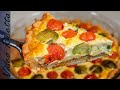 Torta Salata ai Pomodori, Cavoli e Aglio | Savory Pie with Tomatoes, Cabbage and Garlic