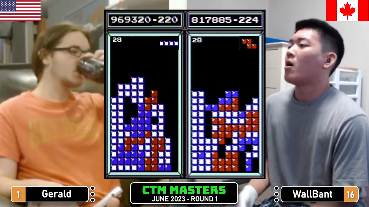 A MIRACLE DIG! Gerald, Wallbant | Rd 1 | Classic Tetris Monthly Masters ...