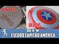 D.I.Y ESCUDO CAPITÃO AMÉRICA
