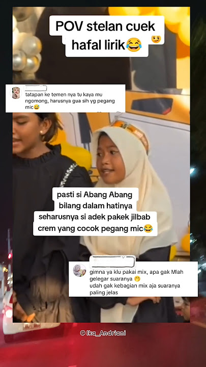 setelan cuek karena sudah hafal lirik 😎 #shortvideo #anakanak #nyanyi #tiamonica