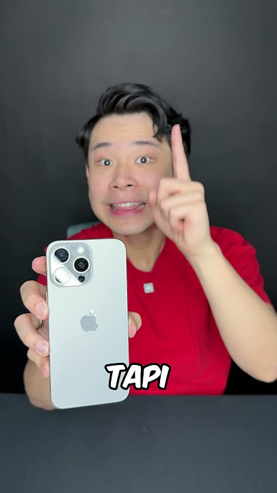 1 Hal Yang Tidak Bisa Dilakukan iPhone 15 Pro Max!