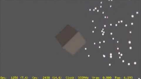 FreshEngine PSP game engine : Particles collisions sample