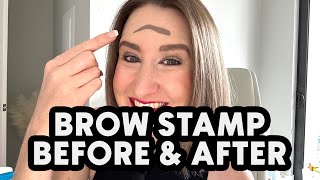 BEFORE AND AFTER Eyebrow Stamp: Is This The Best Eyebrow Kit?