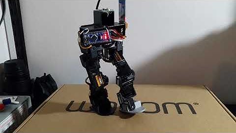 Biped robot V1 - Arduino based biped robot