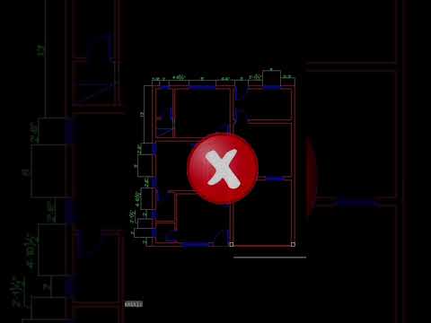 Make dimensions on one line in AutoCad with YQArch plugin..DDLE Command.. #autocad2d#short#tutorial.